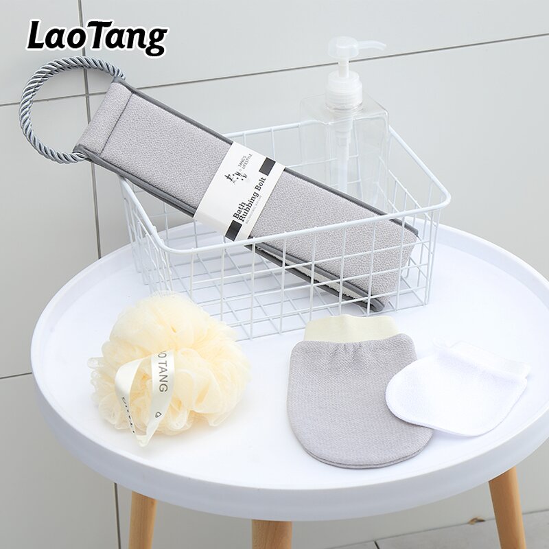 Viscose Back Scrub Strap - Deep Exfoliating Long Bath Towel Pull Tool