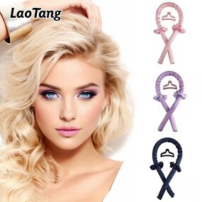Silk Heatless Curling Rod - OEM Lazy Sleeping Headband Hair Curlers Tool