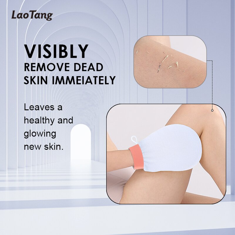 Viscose Exfoliating Bath Gloves - Korean Kessa Deep Scrub Shower Mitt