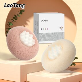 Flower Bath Sponge Ball - New Style Suction Cup Rich Foam Bathing Tool