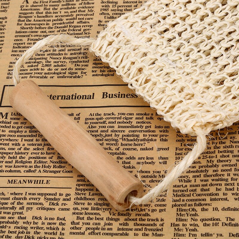 Biodegradable Shower Glove - 100% Natural Simple Style Loofah Bath Sponge