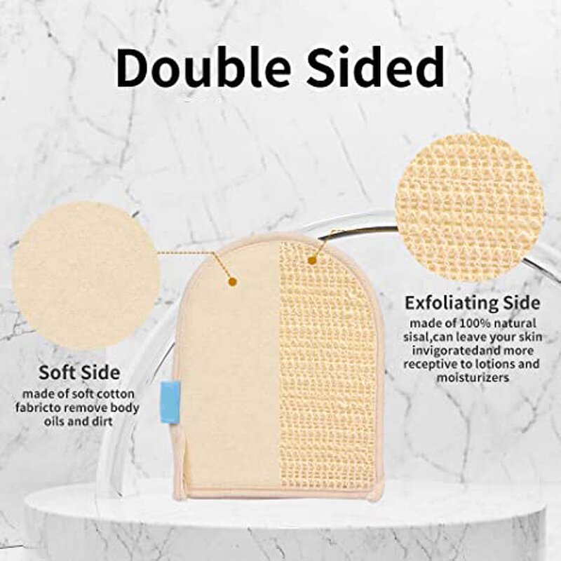 Sisal Spa Bathing Gloves - Factory Wholesale Natural Exfoliating Tool