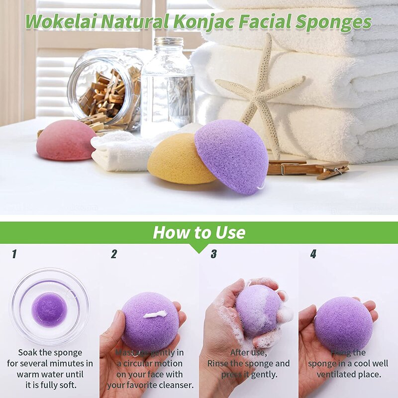 Organic Konjac Sponge - Wholesale High Quality Natural Facial Body Bath Tool