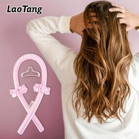 Heatless Curling Set - Custom Logo Silk Roller with Silk Scrunchies Tool