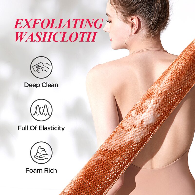 African Nylon Scrub Net - Wholesale Foaming Body Cleaning Back Scrub Sponge