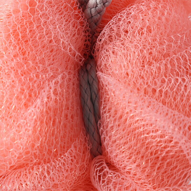 Custom Body Scrubber - Top Sales Exfoliating Rich Foam Shower Mesh Pouf