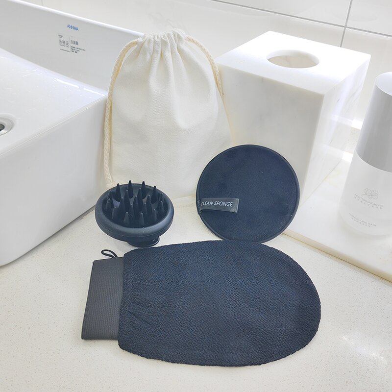 Bath Gift Set - Custom Logo Body Accessories Hair Brush Face Skin Care Tool
