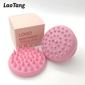 Anti-static Silicone Shampoo Brush - Custom Vent Cushion Hair Growth Massager