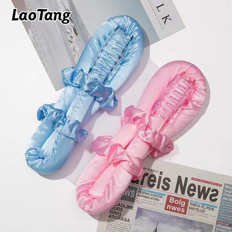 Foam Sponge Hair Curlers - Soft Magic Rod Headband Heatless Silk Curling Tool