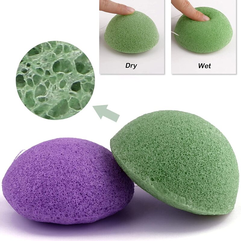 Baby Konjac Sponge - Wholesale Private Label Natural Bamboo Charcoal Bath Tool