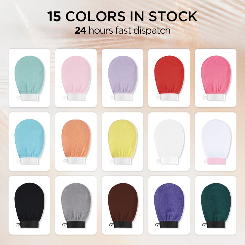 Turkish Exfoliating Mitt - Washable Reusable Private Label Moroccan Hammam Glove