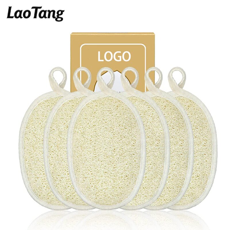 Natural Loofah Sponge - 100% Biodegradable Bath Dishwashing Raw Tool