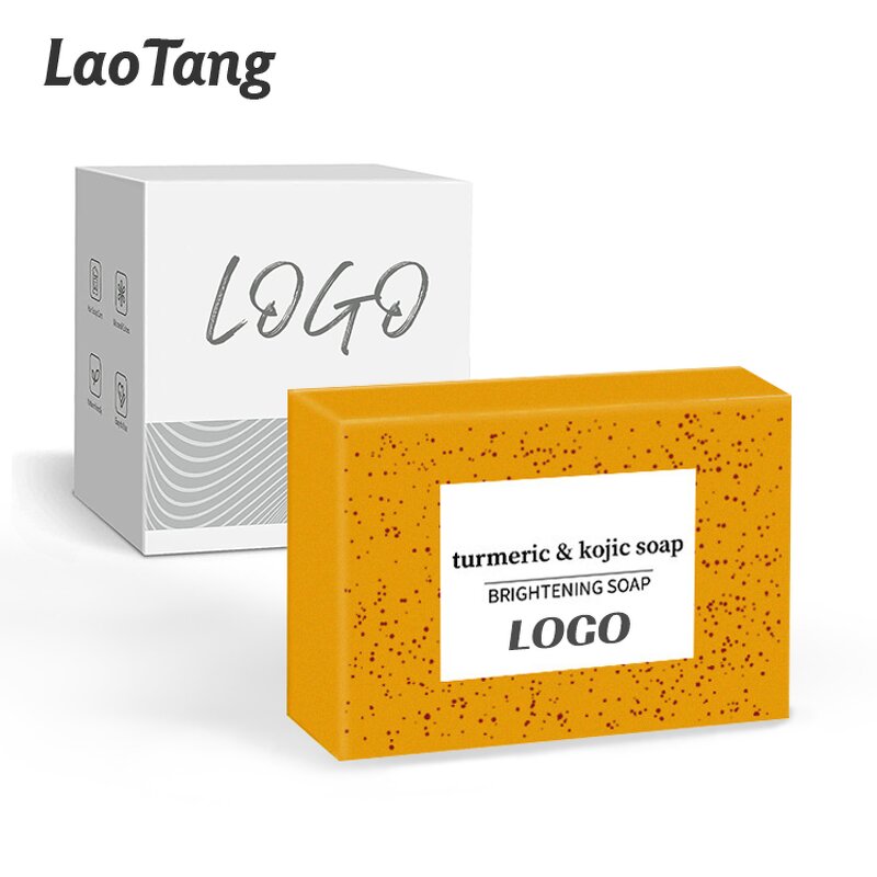 Kojic Acid Soap - Turmeric Oily Skin Deep Cleansing Acne Removal Dark Spot