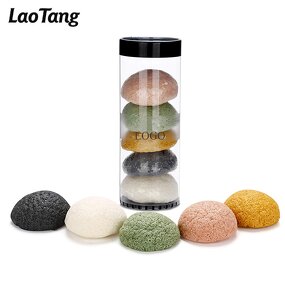 Konjac Body Sponge - Hot Wholesale 100% Natural Organic Facial Wash Tool