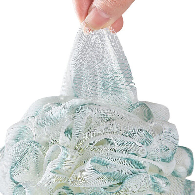 Custom Body Scrubber - Top Sales Exfoliating Rich Foam Shower Mesh Pouf