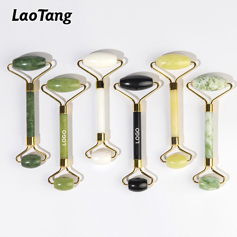 Xiuyan Jade Roller Set - Wholesale Custom Logo Facial Massage Gua Sha Stone