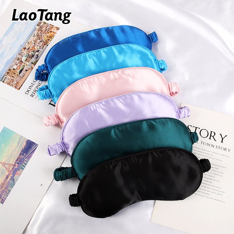 Satin Silk Sleep Mask - Wholesale Custom Logo Breathable Travel Eye Mask