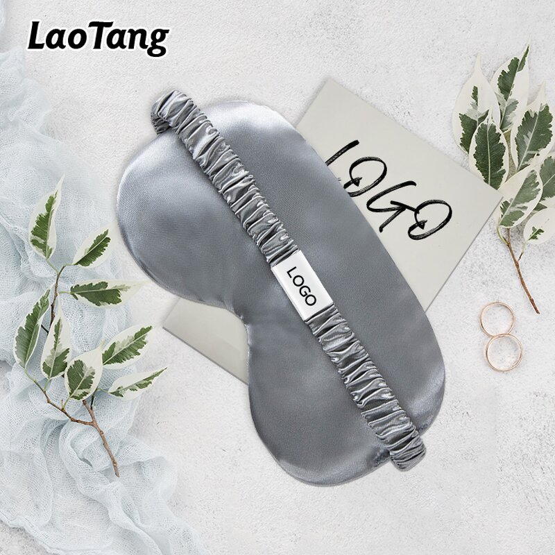 Satin Silk Eye Mask - OEM & ODM Elastic Strap Travel Sleep Eyeshade