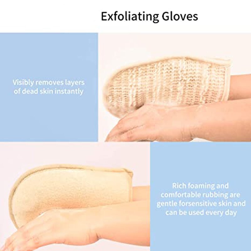 Sisal Spa Bathing Gloves - Factory Wholesale Natural Exfoliating Tool