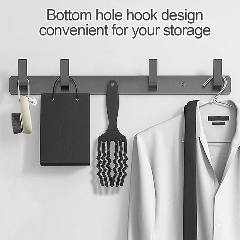 Colorful Detangling Brush - Plastic Octopus Six Rows Scalp Care Women Tool