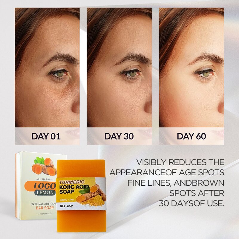 Kojic Acid Papaya Soap - Original Handmade Anti-Acne Brightening Oil Control