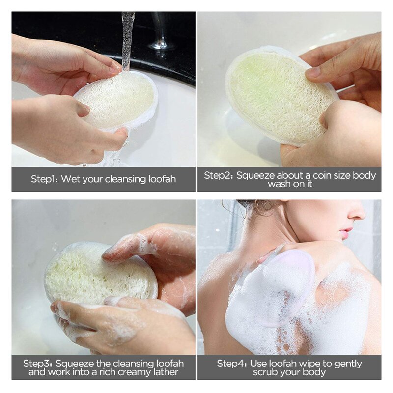 Exfoliating Shower Gloves - Eco Friendly Premium Sisal Fiber Bathing Tool