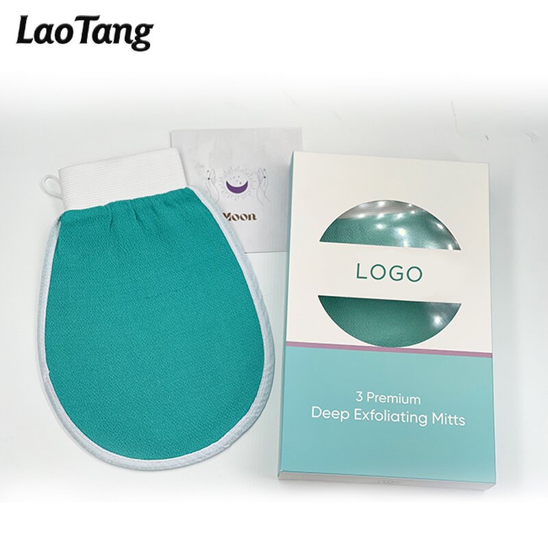 Korean Exfoliating Bath Gloves - 100% Natural Viscose Dead Skin Remover