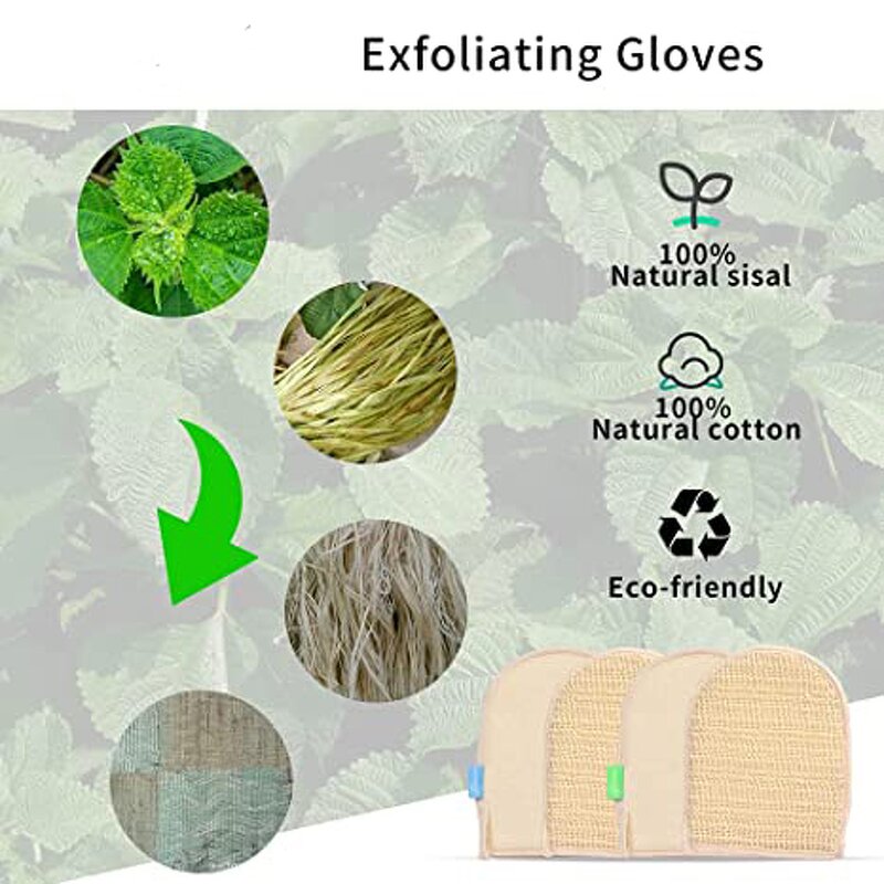 Sisal Spa Bathing Gloves - Factory Wholesale Natural Exfoliating Tool