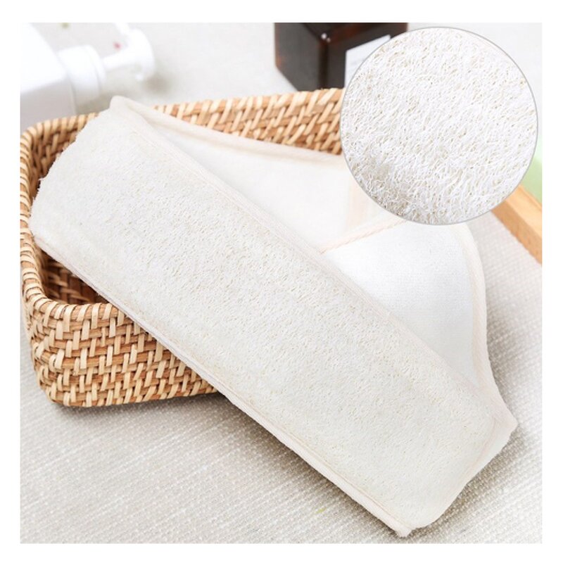Eco Friendly Loofah Sponge - Natural Shower Body Exfoliating Bath Pad