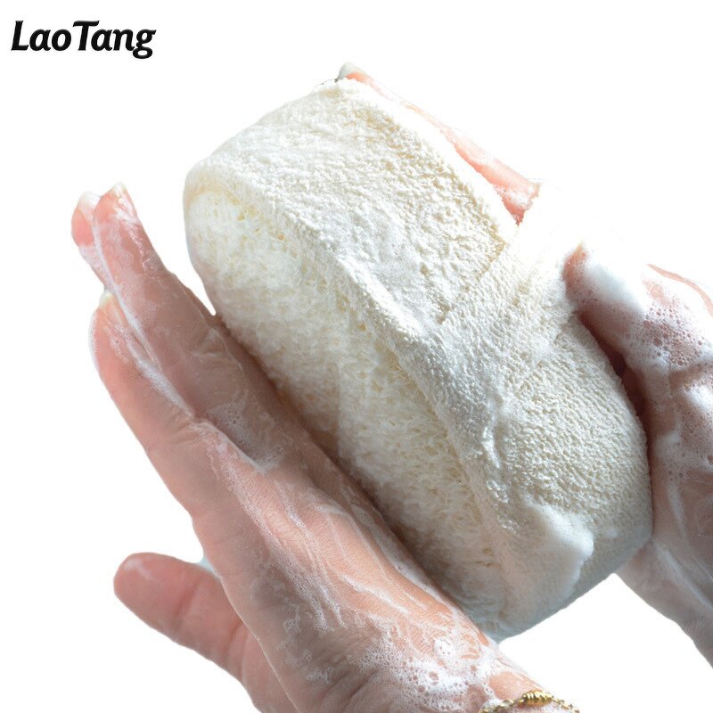 Eco Friendly Loofah Sponge - Natural Shower Body Exfoliating Bath Pad