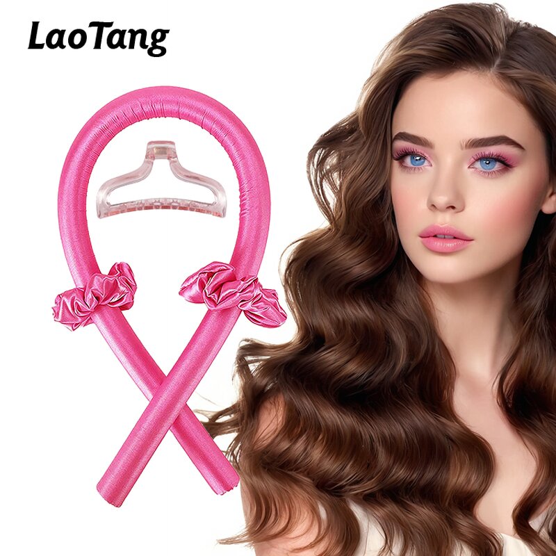 Heatless Curling Flexi Rods - Overnight Blowout Silk Headband No Heat Curlers