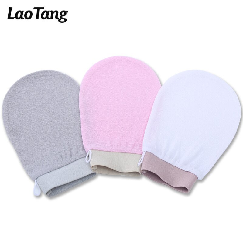 Viscose Exfoliating Bath Gloves - Korean Kessa Deep Scrub Shower Mitt