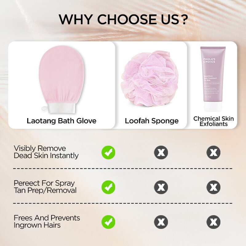 Turkish Exfoliating Bath Gloves - Colorful Magic Skin-whitening Body Face Mitt