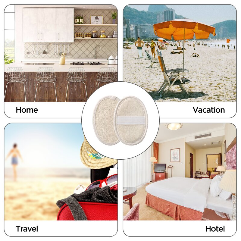 Natural Loofah Sponge - 100% Biodegradable Bath Dishwashing Raw Tool