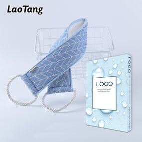 Viscose Shower Scrub Belt - Hot-selling Long Bath Towel Pull Back Strap