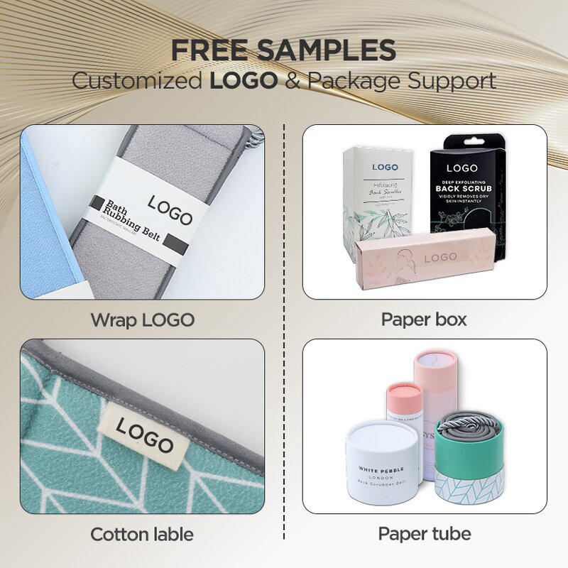 Viscose Bath Belt - Laotang Hot Selling Exfoliating Back Body Scrubber