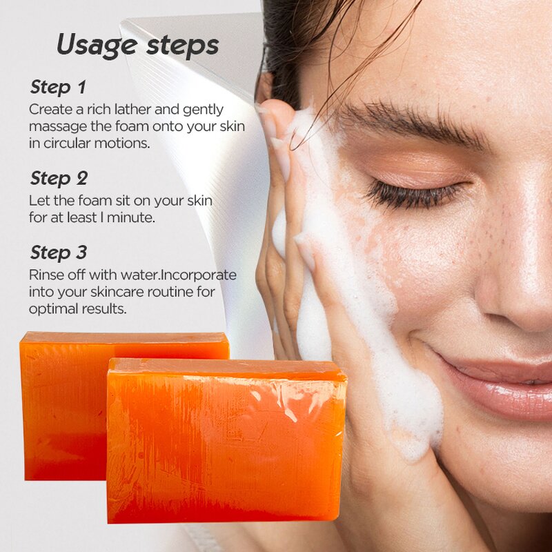 Kojic Acid Soap Bar - Handmade Solid Antiseptic Skin Brightening Bleaching