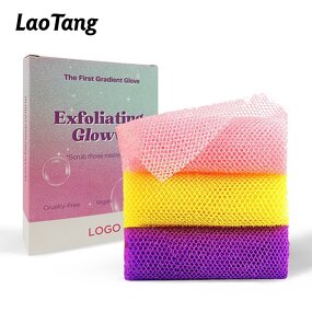 African Exfoliating Wash Cloth - Net Bath Sponge Back Scrubber Daily Use Tool