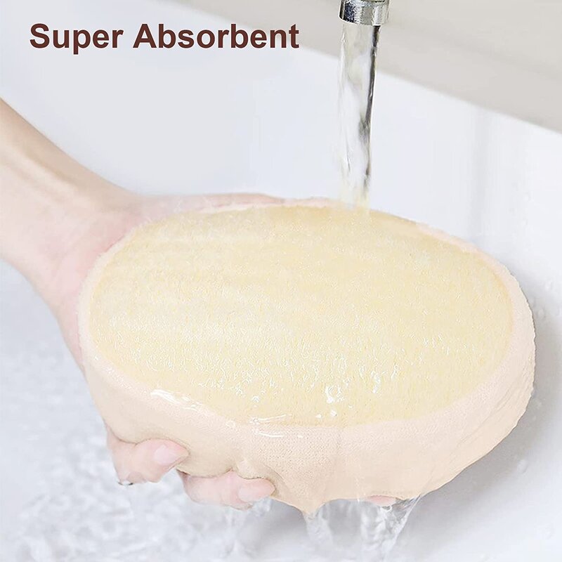 Loofah Bath Sponge Pad - Eco-friendly Exfoliating Baby Bath Natural Tool