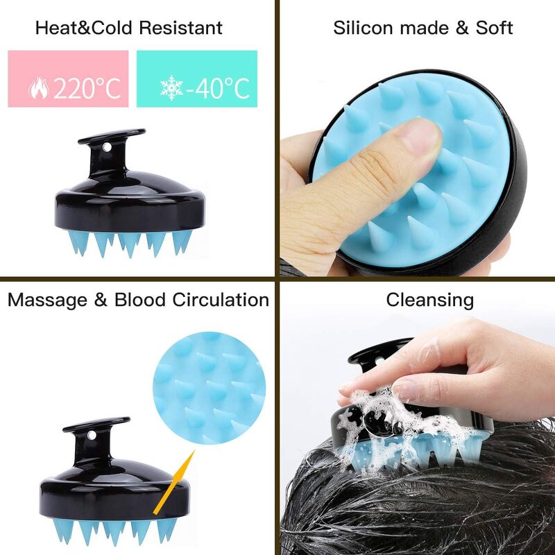 Bath Gift Set - Customizable Packaging Logo Exfoliating Gloves Scalp Tool