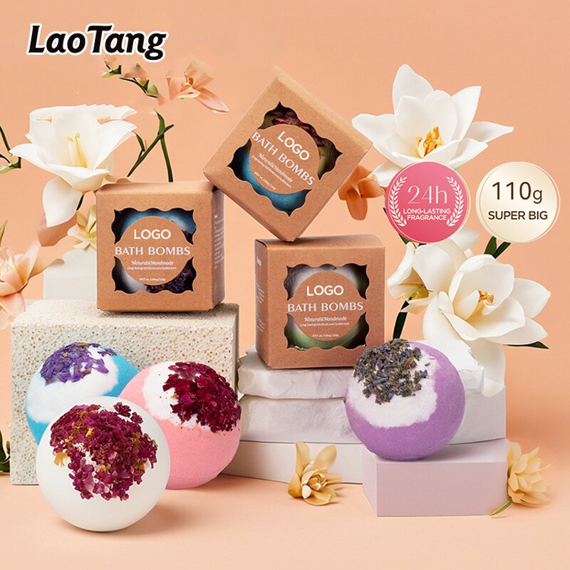 Vegan Bath Bombs - Private Label Eco-Friendly Lavender Coconut Whitening Tool