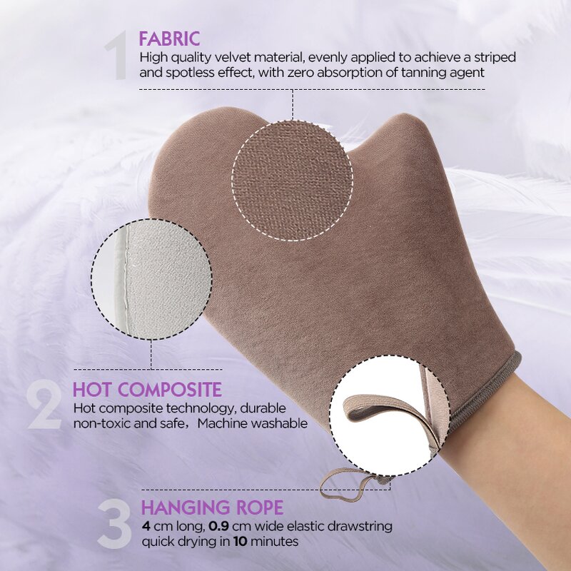 Self-Tanning Mitt - Wholesale Simple Style Spray Tan Oil Application Glove