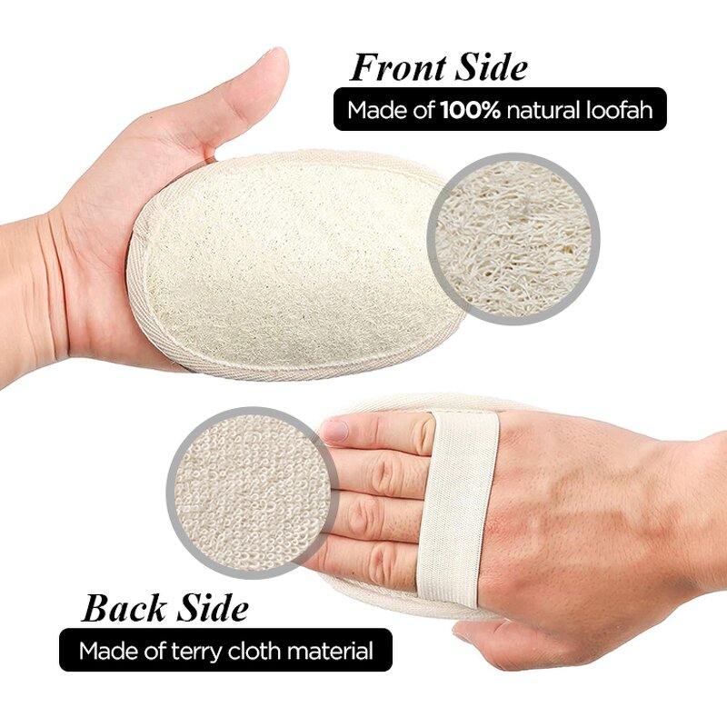 Natural Loofah Sponge - 100% Biodegradable Bath Dishwashing Raw Tool