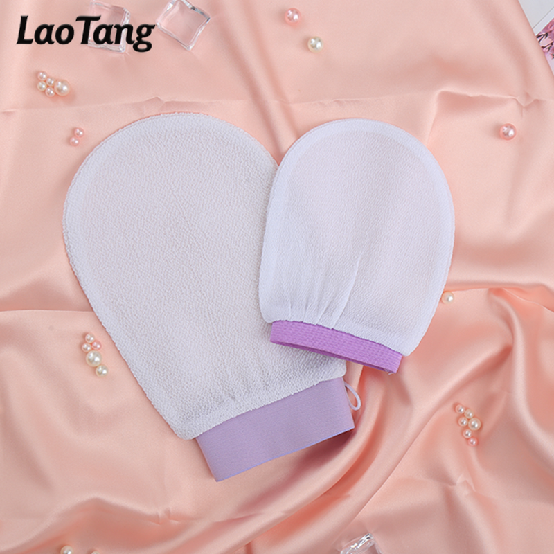 Viscose Face Scrub Glove - Natural Turkish Bath Mitt Exfoliator Tool