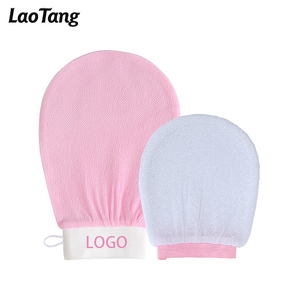 Bath Gift Set - Customized Logo Exfoliating Gloves Hair Brush Bath Sponges