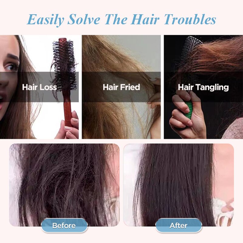 Mini Baby Massage Comb - Candy Color Air Cushion Travel Hair Straightener Brush