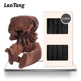 Satin Heatless Curling Rod - Soft Headband No Heat Curls with Hair Caps