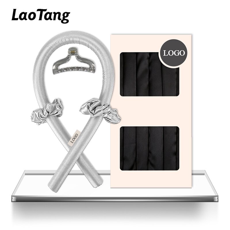 Heatless Hair Rollers Set - Custom Long Overnight Blowout Rods Headband All Hair