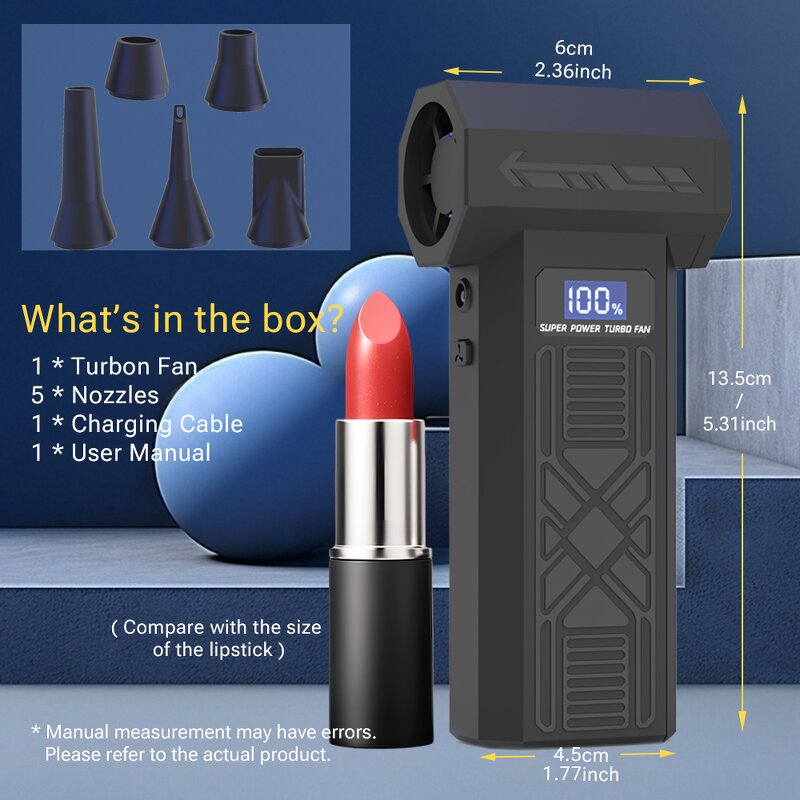 Turbo Fan Manufacturer - Mini Powerful for Dust Snow Removal