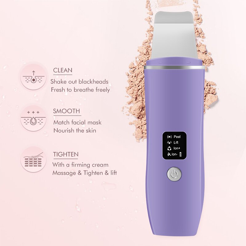 Skin Spatula Manufacturer - 2023 Sonic Ultrasonic Blackhead Peeling